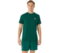 Asics T-shirt Court Graphic Vert foncé Hommes S