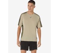 Asics T-shirt manches courtes Fujitrail Elite Beige XL Homme