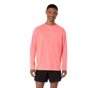 Asics T-shirt de trail Fujitrail Logo manches longues Sun Coral Taille S