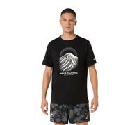 T-shirt Asics Fujitrail manches courtes Noir Blanc, Taille XL