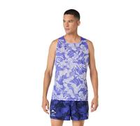 T-shirt Asics Fujitrail sans manches violet blanc, Taille S