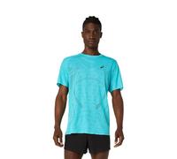 T-shirt Asics Metarun manches courtes bleu, Taille XS.