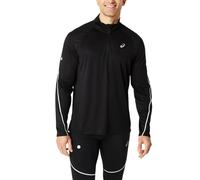 Sweat-shirt ASICS Road Lite-Show demi-zip noir blanc - XL