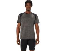 T-shirt Asics Road SS Top Manches Courtes Gris Noir, Taille S