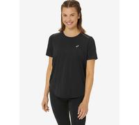 T-shirt ASICS Road Top manche courte noir pur femme - XS