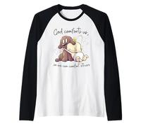 T-shirt assorti pour bébé chien mignon dessin animé amour famille Manche Raglan