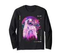T-shirt Astral Plane Glitchcore Space Explorer Manche Longue
