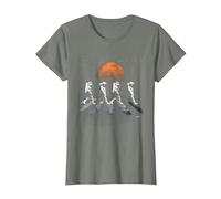T-Shirt Astronautes in Walking in Space Occupy Mars T-Shirt, Femme, Vert Kaki chiné, L