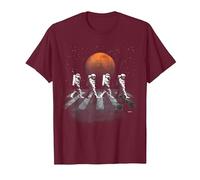 T-Shirt Astronautes in Walking in Space Occupy Mars T-Shirt, Homme, Marron, L