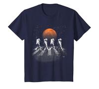 T-Shirt Astronauts in Walking in Space Occupy Mars T-Shirt, Enfant, Bleu Marine, 3 Ans