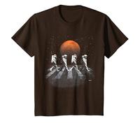 T-Shirt Astronauts in Walking in Space Occupy Mars T-Shirt, Enfant, Marron, 8 Ans