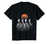 T-Shirt Astronauts in Walking in Space Occupy Mars T-Shirt, Enfant, Noir, 8 Ans