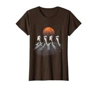 T-Shirt Astronauts in Walking in Space Occupy Mars T-Shirt, Femme, Marron, 3XL