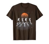 T-Shirt Astronauts in Walking in Space Occupy Mars T-Shirt, Homme, Marron, L