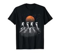 T-Shirt Astronauts in Walking in Space Occupy Mars T-Shirt, Homme, Noir, L