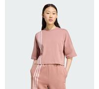 T-shirt asymétrique à 3bandes Warm Clay XS