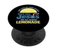 T-Shirt au Citron My Jesus Makes Lemonade Cute Christian Faith PopSockets PopGrip Adhésif