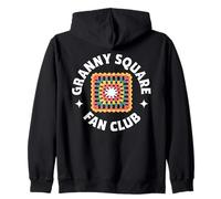 T-Shirt au Crochet Granny Square Fan Club Craft Lover's Dream Sweat à Capuche