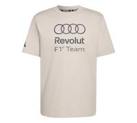 adidas Homme Audi Revolut Formula One Team DNA Graphic Shirt, Chalk Pearl, S