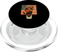 T-Shirt Autruche Amusant Football Retro Game Day PopSockets PopGrip pour MagSafe