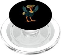 T-Shirt Autruche Amusant Football Retro Game Day PopSockets PopGrip pour MagSafe