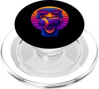 T-Shirt Autruche Amusant Football Retro Game Day PopSockets PopGrip pour MagSafe