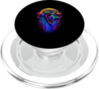T-Shirt Autruche Amusant Football Retro Game Day PopSockets PopGrip pour MagSafe