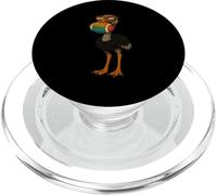T-Shirt Autruche Amusant Football Retro Game Day PopSockets PopGrip pour MagSafe
