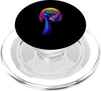 T-Shirt Autruche Amusant Football Retro Game Day PopSockets PopGrip pour MagSafe
