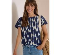 T-shirt aux textures variées et imprimé