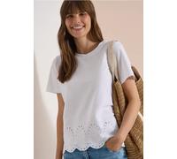 T-shirt avec broderie à l'ourlet
