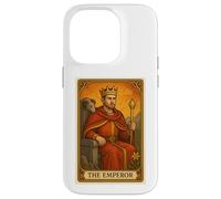 T-Shirt avec Carte de Tarot de l'Empereur, Motif Tarot des arcanes majeurs Coque pour iPhone 14 Pro