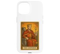 T-Shirt avec Carte de Tarot de l'Empereur, Motif Tarot des arcanes majeurs Coque pour iPhone 15