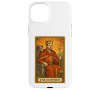 T-Shirt avec Carte de Tarot de l'Empereur, Motif Tarot des arcanes majeurs Coque pour iPhone 15 Plus