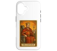 T-Shirt avec Carte de Tarot de l'Empereur, Motif Tarot des arcanes majeurs Coque pour iPhone 16