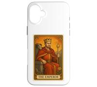 T-Shirt avec Carte de Tarot de l'Empereur, Motif Tarot des arcanes majeurs Coque pour iPhone 16 Plus