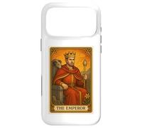T-Shirt avec Carte de Tarot de l'Empereur, Motif Tarot des arcanes majeurs Coque pour iPhone 17 Pro Max