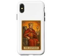T-Shirt avec Carte de Tarot de l'Empereur, Motif Tarot des arcanes majeurs Coque pour iPhone X/XS