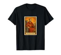 T-Shirt avec Carte de Tarot de l'Empereur, Motif Tarot des arcanes majeurs T-Shirt