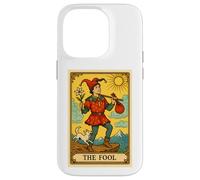 T-Shirt avec Carte The Fool Tarot, Motif Tarot des arcanes majeurs Coque pour iPhone 14 Pro
