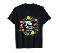 T-Shirt avec Citation de Sainte Thérèse de Calcutta avec Dictons Religieux T-Shirt