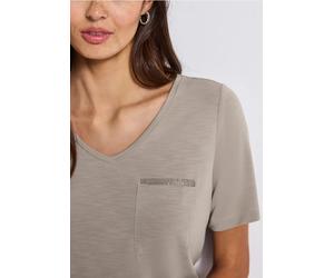 T-shirt avec détail de bijoux