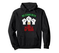 T-Shirt avec Drapeau « We Stand with Iranian People Raised Fists » Sweat à Capuche