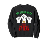 T-Shirt avec Drapeau « We Stand with Iranian People Raised Fists » Sweatshirt