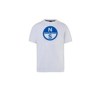 T-shirt avec grand logo imprimÃ© North Sails Basic Blanc 2XL