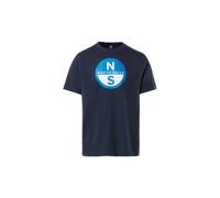T-shirt avec grand logo imprimÃ© North Sails Basic Bleu M