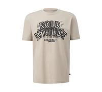 T-shirt avec imprimÃ© devant base droite QS Gris S