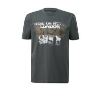 T-shirt avec imprimÃ© devant base droite QS Turquoise S