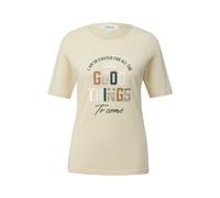 T-shirt avec imprimÃ© devant femme s.Oliver Beige 38