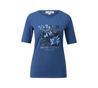T-shirt avec imprimÃ© devant femme s.Oliver Bleu 46